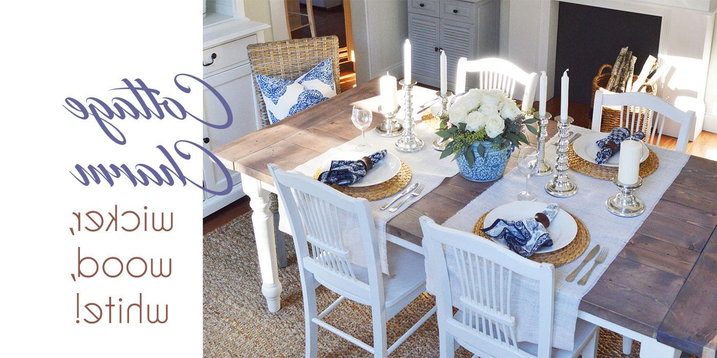 Cottage-chic table design by Summerland Homes and Gardens